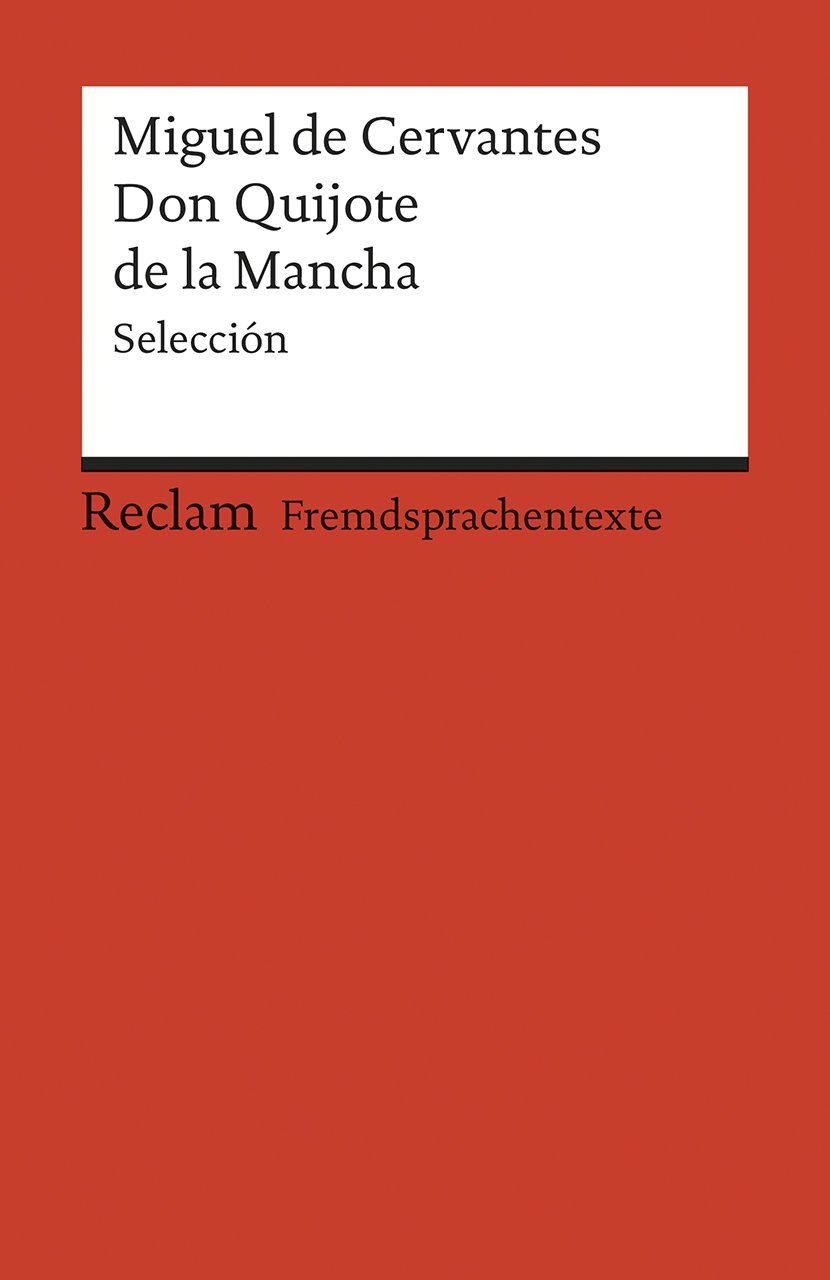 Don Quijote Cervantes Reclam günstige deutsche Ausgabe