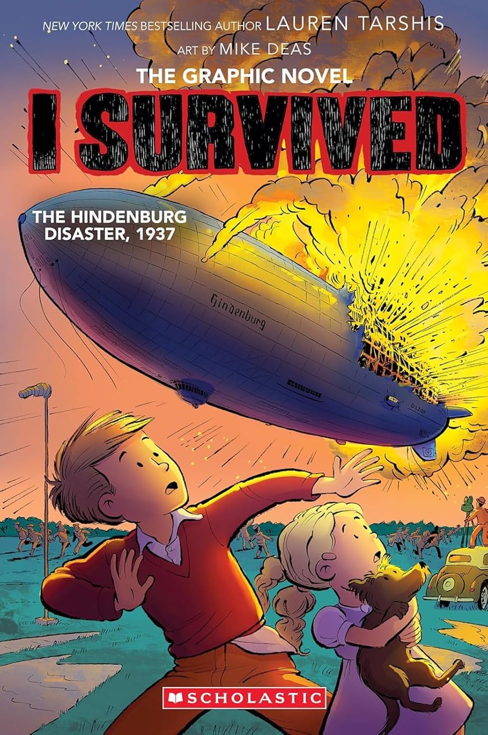 I Survived the Hindenburg Disaster, 1937 (Graphic Novel) by Lauren Tarshis (adapted by Georgia Ball) — book cover