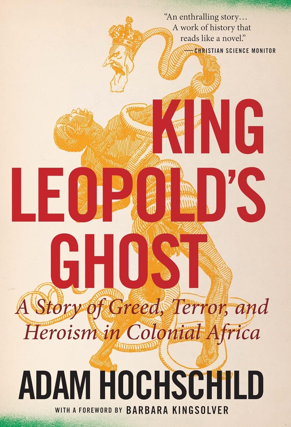 King Leopold's Ghost: A Story of Greed, Terror, and Heroism in Colonial Africa by Adam Hochschild — book cover