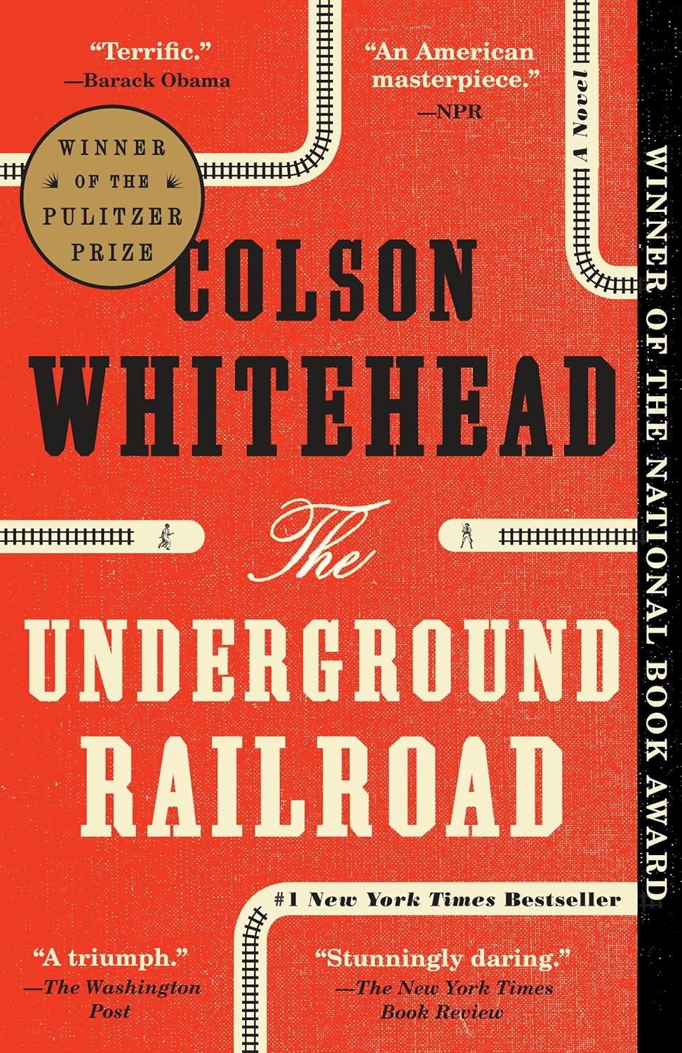 The Underground Railroad by Colson Whitehead — book cover