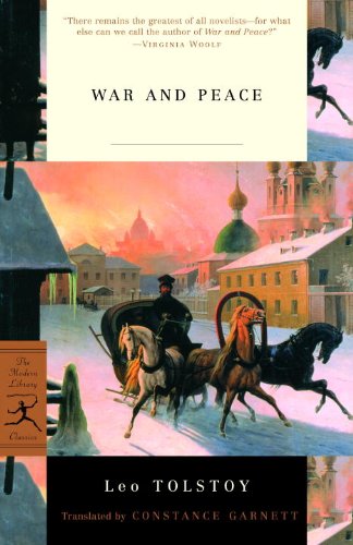 Constance Garnett War and Peace translation - classic version